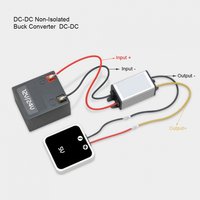 GYVRM-K241205 24V to 12V High-Efficiency Step-Down Power Supply 5A 24V to 12V 5A Compact Aluminum Case Step-Down Converter