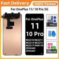 TFT/Oled For OnePlus 11/ 10 Pro 5G Lcd Display Touch Screen Digitizer Assembly NE2210 NE2211 NE2213 NE2215 NE2217 CPH2449