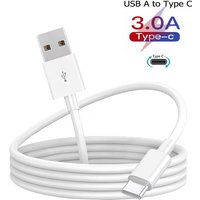 USB A to Type C 3A Moblie Phone Line Cables Fast Charging Cord Cable For Xiaomi Huawei Samsung USB C Accessories 1pcs 2pcs 3pcs