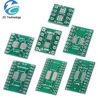 SOP8 SOP10 SOP14 SOP16 20 24 28 56 turn DIP/SMD to DIP IC adapter Socket TSSOP SOIC SSOP PCB Board Converter Plate 0.65mm 1.27mm