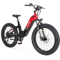 Cyrusher Roam adult E-bike 250W 52V 15.6Ah battery Electric Bike,26-inch All-terrain fat tire E-Mountain bike