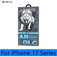 REMAX Ceramic Crystal DLC AR Anti-Reflection HD Clear Tempered Glass For iPhone 17 17Pro 17ProMax 17Air 3D Screen Protector