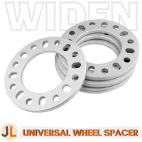12mm Universal Wheel Spacers for Most 8 Lug Wheel Bolts Pattern PCD 8x6.5 8x165.1 8x170 8x180 for Ford Hub Wheel Adapter Qty(2)