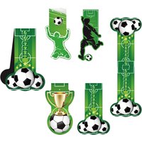 4-8PCS Football Sports Series Magnetic Bookmark Reading Lover Book Page Label Clip Gift Magnetic Bookmark