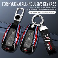 New Fashion High-quality Car Key Case Cover Shell Fob Bag For F Hyundai i30 Ix35 KONA Encino Solaris Azera Grandeur Ig Accent Sa