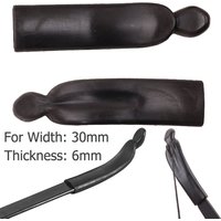 2pcs Recurved Bows Limb Tip Protector 14x3.3cm Protection Saver Limbs Cover Archery bow Saver Tip for Shooting Hunting Accessori