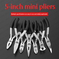 5-inch multifunctional tool, pointed nose pliers, jewelry, hand pliers, slanted mouth pliers, manual tool accessories