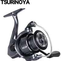 TSURINOYA Spinning Fishing Reel METIS 1000 2000 3000 Versatile Long Casting 198g Saltwater Lure Shallow Spool Pike Bass Coil
