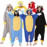 Kobiety Onesie Cartoon Kigurumi piżama ze zwierzętami na Halloween przebranie na karnawał polarowy strój świąteczny kombinezon na całe ciało bielizna nocna
