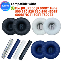 For JBL JR300 JR300BT Tune 500 510 520 560 590 450BT 600BTNC T450BT T500BT Headset Earmuff Earphone memory sponge ZUODUO