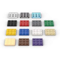 MOC 10PCS 11212 3x3 Tire Plate Building Blocks Kit High-Tech Board Light Panel Bricks Particle Toys Children Birthday Kid Gifts