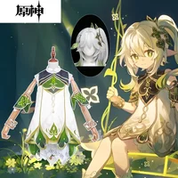 Nahida Cosplay Costume moindre seigneur Kusanali ensemble complet robe oreilles perruque Nahida tenues pour Comic Con