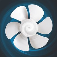 1PC Ventilation Fan Blades 6-Blade Fan Blades Suitable For Roof Ventilation Hoods 160MM/200MM/250MM/280MM Home Improvement