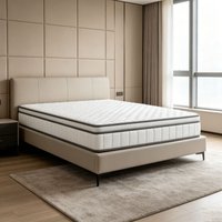 Comanlai, Matelas 90x200cm pour Lit Simple, Épaisseur 25cm, 7 Zones, Fermeté H3, Certifié OEKO-TEX, Maille 3D Respirante, Matelas à Noyau de Ressorts Ensachés, Blanc