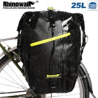 Rhinowalk Bike Bag Pannier Bag Waterproof 27L Big Capacity rear Bicycle Bag Luggage Rack Shoulder Bag Luggage Cycling Travelin