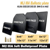 JOAXOR IIIA Soft Hunter's Bulletproof Vest Insertable Plate Armor Large 6x6 6x8 10x12 11x14 Backpack Protection Personal Safety