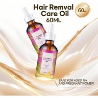 Natural Hair Growth Inhibitor Oil 60ml - Long-Lasting Reduction with Jojoba & Almond Oil for Smooth, Silky Skin, All Skin Types.