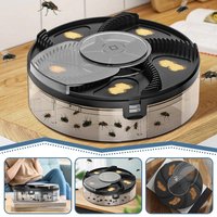 USB Smart Electric Removable Washable Fly Mosquito Cage Automatic Charging Household Electric Fly Trap Bait Gardening Warm Trap