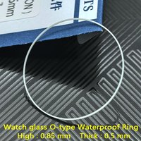 2/5 PCS Watch Glass Gasket Internal Diameter 25-36mm High 0.85mm Thick 0.5mm O-Ring Watch Glass Waterproof Ring For Watchmaker
