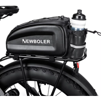 AliExpress NEWBOLER Hard Shell Bike Trunk Bag Multi Functional Waterproof 8LBicycle Rear Seat Frame Bag Bike Shoulder Bag Bike Accessories