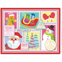 2025 Winter New Snow Christmas Halloween Postage Collage Clear Stamps Cutting Dies Stencil for DIY Making Gift Card Scrapbook