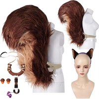 Rivals Doreen Green Squirrel Girl Cosplay Tail Headband Costume Disguise Accessories for Squirrel Girls Roleplay Halloween Prop