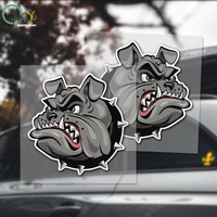 Self-Adhesive Decal Bulldog Car Sticker Waterproof Auto Decors on Bumper Rear Window