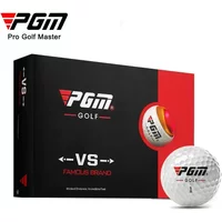 PGM Golf Ball Three-layer Match Ball Gift Box Package Golf Ball Set 12pcs Set/ 3pcs Game Use Q017