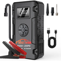 4-IN-1 Portable 8000A Car Jump Starter Power Bank 12V Starting Device 150PSI Air Pump Car Battery Boosters Emergency Car Starter