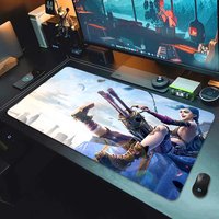 Mouse Pad Gamer Arcane Jinx Desk Mat Large Mousepad PC Gamer Accessories Computer Keyboard Desk Pads ALeague of Legends Rubber