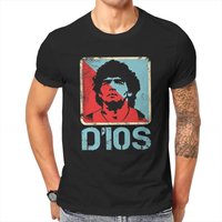 Argentine football legend Diego's No. 10 jersey championship team commemorative T-shirt. Street fashion. Men's and women's tops