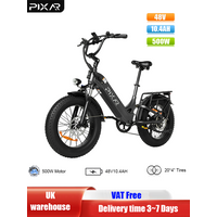 AliExpress NONE PIXAR Ride1 Adult E-Mountain Bike 48V 10.4AH 500W Strong Motor 7 Speed Mechanical Disc Brakes Fat Tire Off Road E-Bike