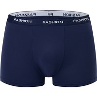 AliExpress NONE 5/7 Piece Set Of Men's Solid Color Fashionable Casual Boxer Shorts Comfortable Underwear Plus Size Sports Cycling Base Shorts