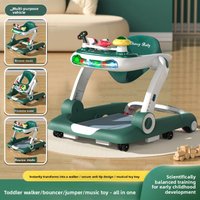 New Baby Walker Infant Walker for One-Year-Old Infant O-Leg Leg Anti-Rollover Walking Vehicle with Hand-Pushed Foldable Stroller