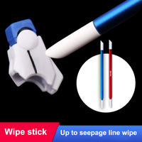 1Pc Aluminum Alloy Panel Line Eraser Wipe Stick W 3Pcs Of 3MM Wiping Cotton + 3Pcs 5MM Wiping Cotton Model Wipping CleanใYY32ใ