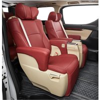 Custom Fit Car Seat Cover for Toyota 2015-2022 Alphard 2019-2022 Vellfire 7 Seats Full Set Include Front Middle and Rear Seats