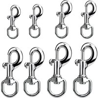 Swivel Eye Bolt Snap Hook,Mount 316 Stainless Steel,Fit for Flagpole,Pet Leash,Key Chain,Tarpaulin Cover,Clothlines Hooks