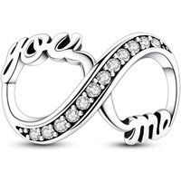 925 Sterling Silver Charms Bead CZ Zircon Infinite Love Dangle Fit Original Bracelet DIY Women Jewelry Gift