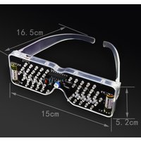Voice Activated LED Light Emitting Glasses Making Kit Light-emitting Diode Flashing Light DIY Electronic Kit Soldering Assembly