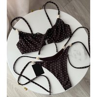 Push Up Bikinis 2026 Sexy Women Swimsuit Swimwear Female Bikini Set Beads Biquini Bathing Suit Dot Swimming Suit Beachwear