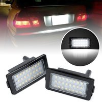 2Pcs LED License Plate Light For BMW 7 Series E38 1995 1996 1997 1998 1999 2000 2001 Replace OEM 63268352424