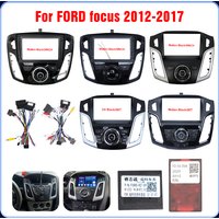 9 Inch Car Radio Fascia Stereo Android GPS Multimedia Radio Screen Panel Dashboard Mounting Frame Kit For 2010-2017 FORD Focus