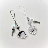 Handmade Gojo and Geto keychain/JJK mobile phone charm satosugu