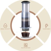 Espresso Portable Coffee Pot Filter Espresso Machine with Filter Paper Set French Fit for AeroPress Machines icafilas