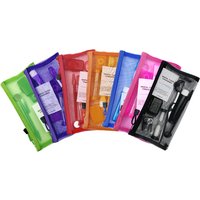 8Pcs/set Orthodontic Dental Care Brush Kit Teeth Cleaning Braces Toothbrush with Interdental Brush Floss Thread Wax Travel Kit
