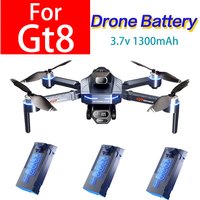 Original 3,7 V 1300 mAh GT8 Drone Batterie Bildschirm 4K Professionelle 8K Batterie Für GT8 RC Quadcopter Ersatz batterie Zubehör Teile