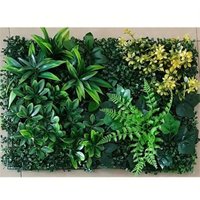 Artificial Green Wall Panels Faux Jungle Grass Decor for Home Garden Vibrant Greenery Mats for Indoor Outdoor Patio Weddings