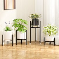 Nordisches Dreieckiges Metall-Pflanzenständer-Regal mit Mehreren Ebenen für Balkon und Wohnzimmer, Sukkulenten-Präsentationsregal, Blumenregal