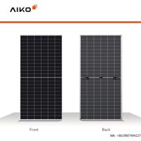 Aiko OEM/ODM 24.4% Efficiency ABC Panels Solar 650W PV Panel ABC N-TYPE Solar Module From China