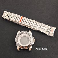 34mm Case Ladie's NH05 Case Water Ghost Stainless Steel Case Suitable for 24.5mm Dial Ladie's Watch Accessories Sapphire